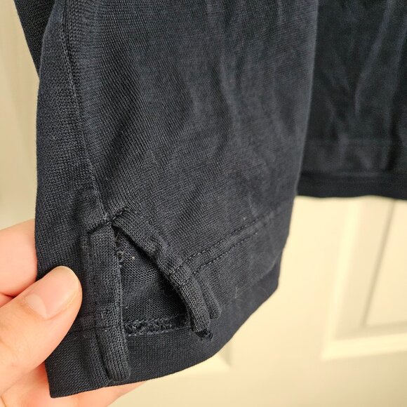 Harry Rosen Men's XL Navy Blue Polo Shirt 100% Cotton Business Casual Wear - Picture 10 of 12